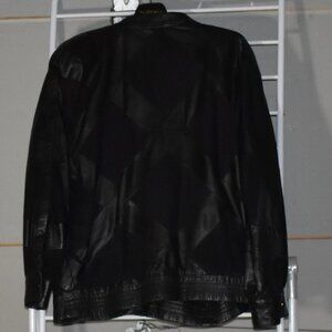 Vintage Bally Of Switzerland Black Suede & Leather Jacket
